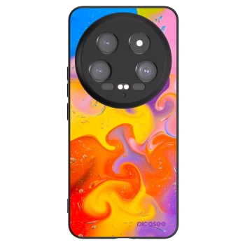 Picasee Xiaomi 14 Ultra Hülle - Schwarzes Silikon - Bubbles