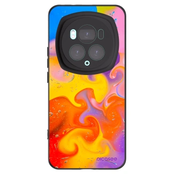 Picasee Honor Magic6 Pro Hülle - Schwarzes Silikon - Bubbles