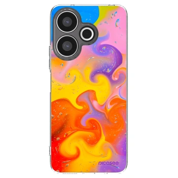 Picasee Xiaomi Redmi 13 4G Hülle - Transparentes Silikon - Bubbles