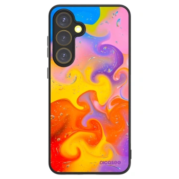 Picasee ULTIMATE CASE PowerShare für Samsung Galaxy S24 FE S721B - Bubbles