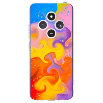 Picasee Xiaomi Redmi 14C Hülle - Transparentes Silikon - Bubbles