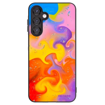 Picasee Samsung Galaxy A16 5G Hülle - Schwarzes Silikon - Bubbles
