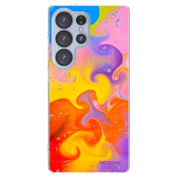 Picasee Samsung Galaxy S25 Ultra 5G Hülle - Transparentes Silikon - Bubbles