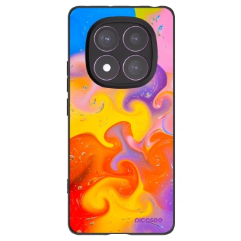 Picasee Xiaomi Redmi Note 14 Pro 4G Hülle - Schwarzes Silikon - Bubbles