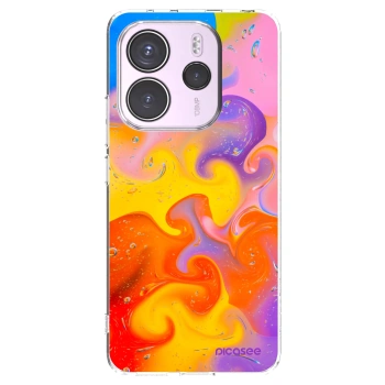 Picasee Xiaomi Redmi Note 14 4G Hülle - Transparentes Silikon - Bubbles