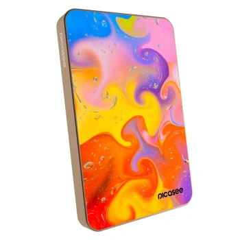 Powerbank mit MagSafe 5 000 mAh Golden - Bubbles
