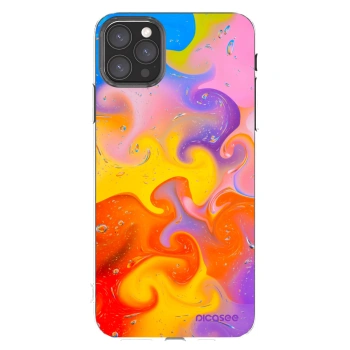 Picasee Apple iPhone 11 Pro Max Hülle - Transparentes Silikon - Bubbles