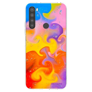 Picasee Xiaomi Redmi Note 8 Hülle - Transparentes Silikon - Bubbles
