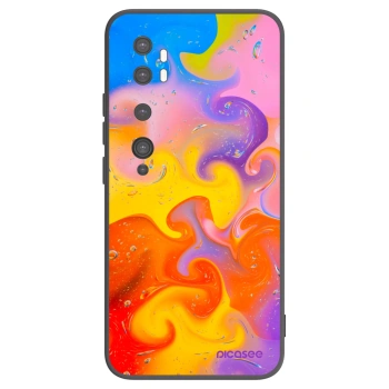 Picasee Xiaomi Mi Note 10 (Pro) Hülle - Schwarzes Silikon - Bubbles