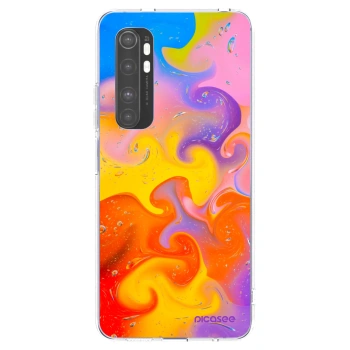 Picasee Xiaomi Mi Note 10 Lite Hülle - Transparentes Silikon - Bubbles