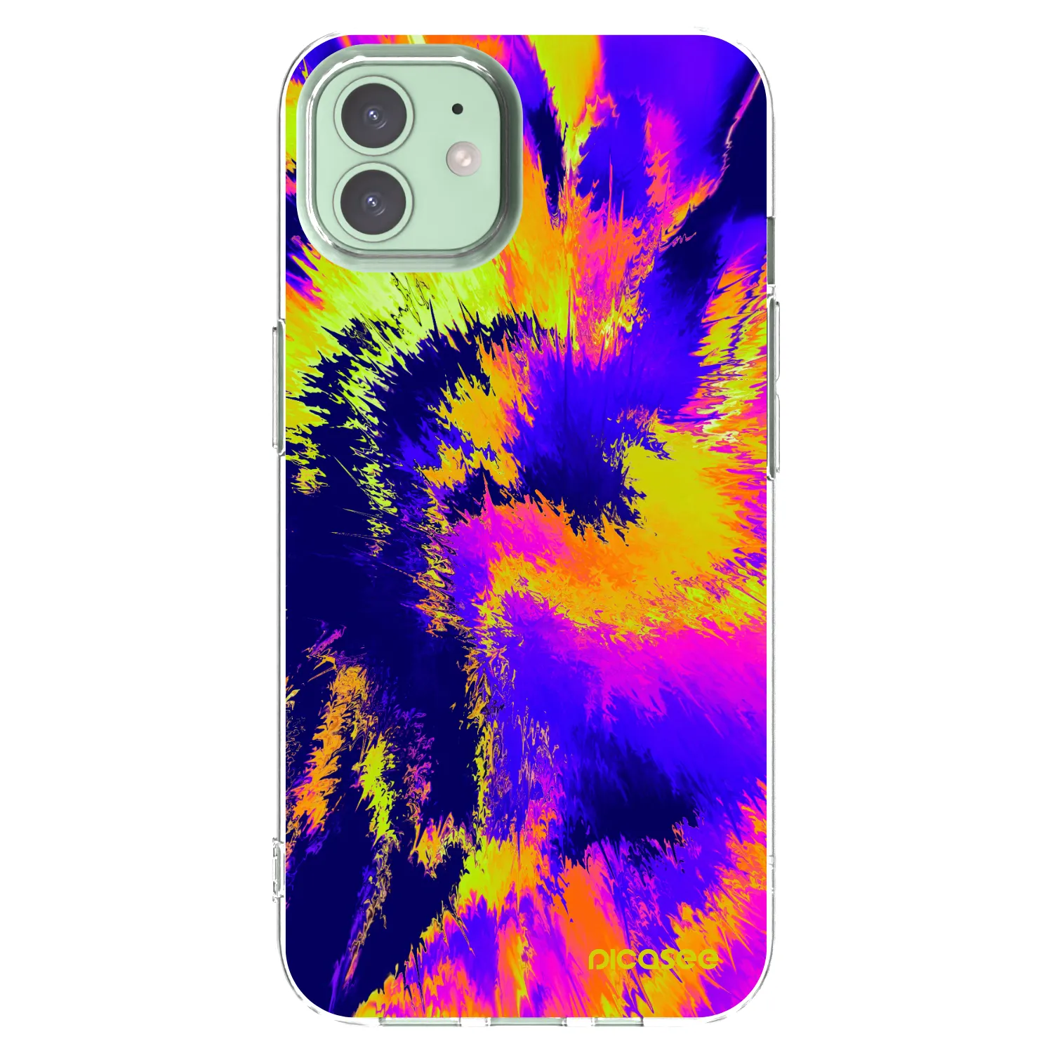 Picasee Apple iPhone 12 Pro Hülle - Transparentes Silikon - Burn