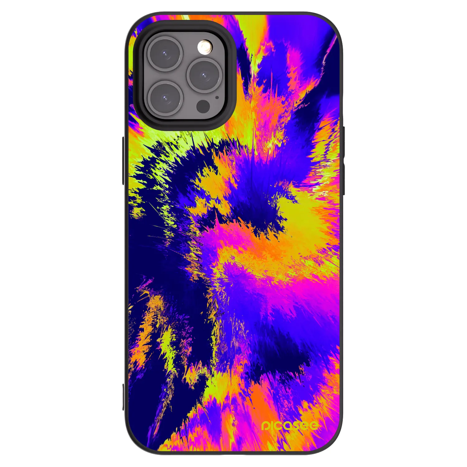 Picasee Apple iPhone 12 Pro Max Hülle - Schwarzes Silikon - Burn