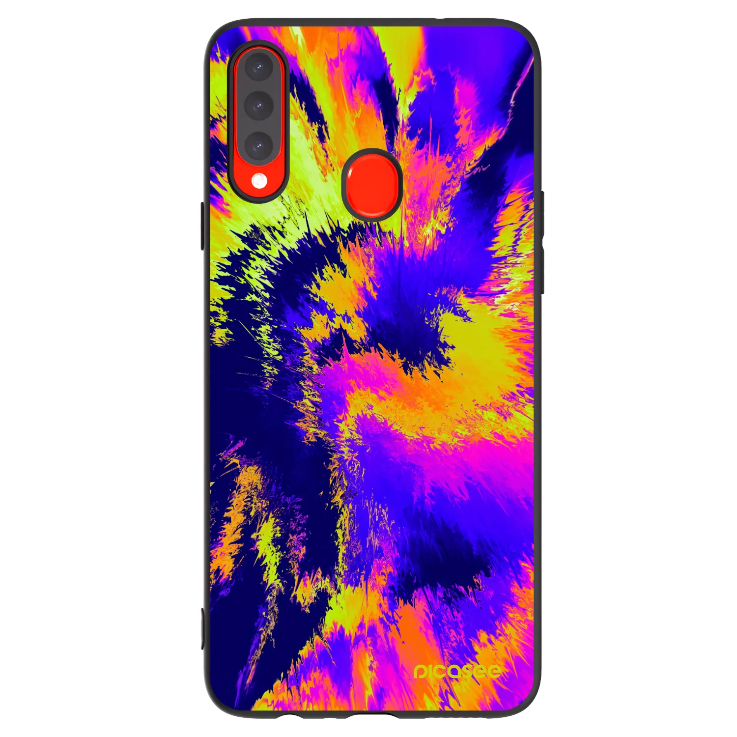 Picasee Samsung Galaxy A20s Hülle - Schwarzes Silikon - Burn