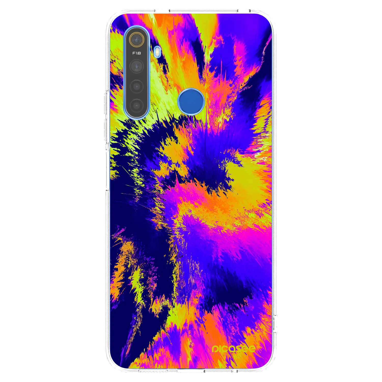 Picasee Realme 5 Hülle - Transparentes Silikon - Burn