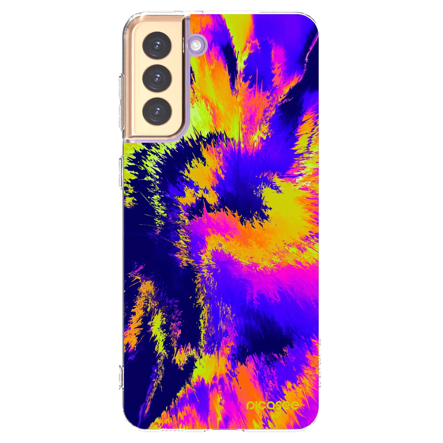 Picasee Samsung Galaxy S21+ 5G G996F Hülle - Transparentes Silikon - Burn
