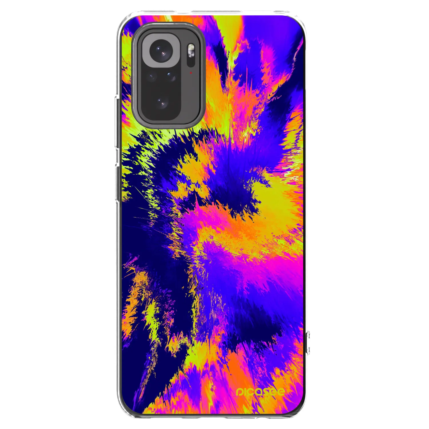Picasee Xiaomi Redmi Note 10 Hülle - Transparentes Silikon - Burn