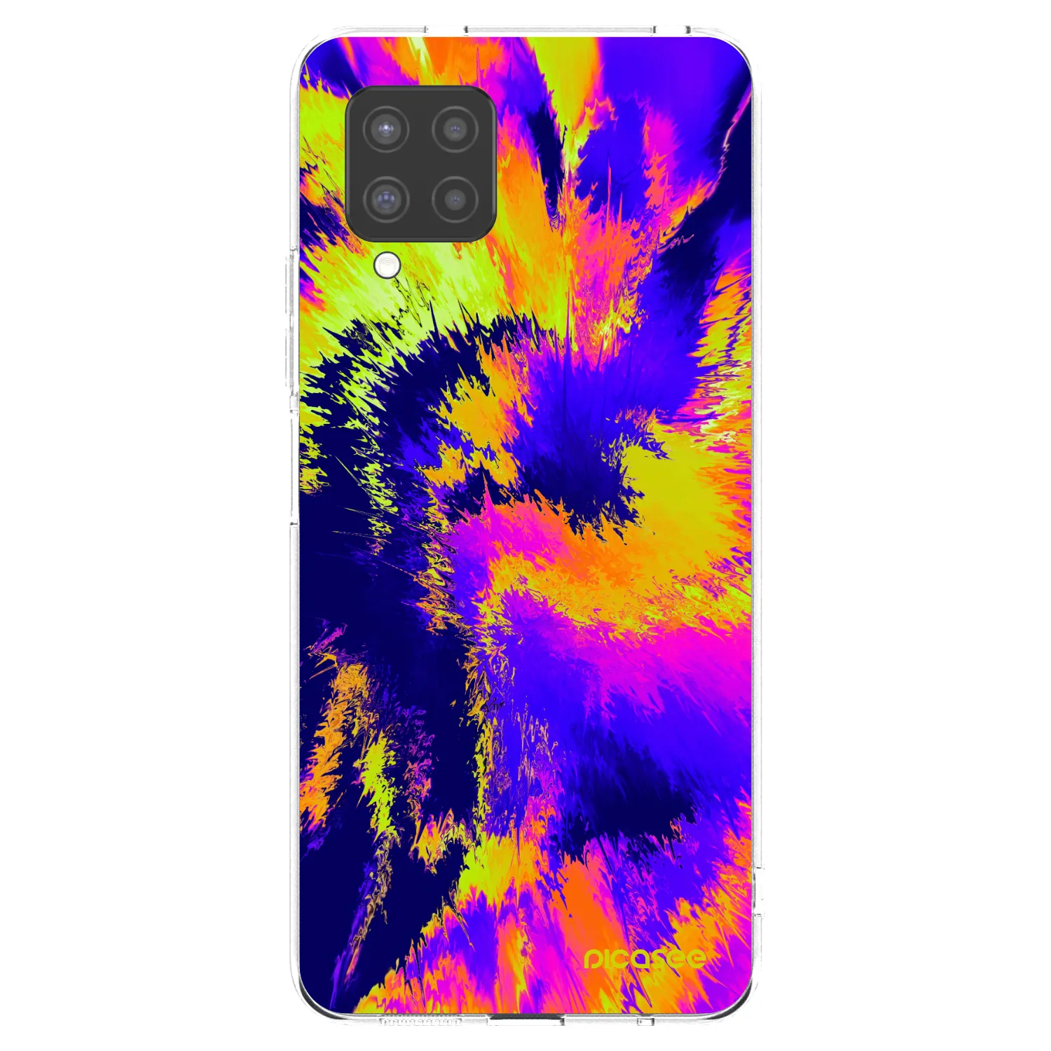 Picasee Samsung Galaxy A42 A426B Hülle - Transparentes Silikon - Burn