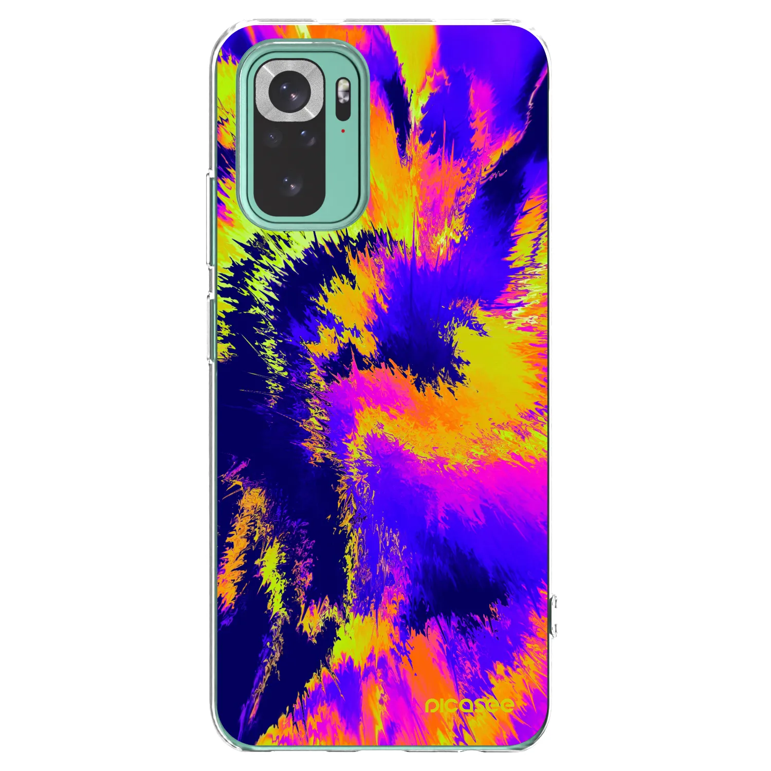 Picasee Xiaomi Redmi Note 10 Pro Hülle - Transparentes Silikon - Burn