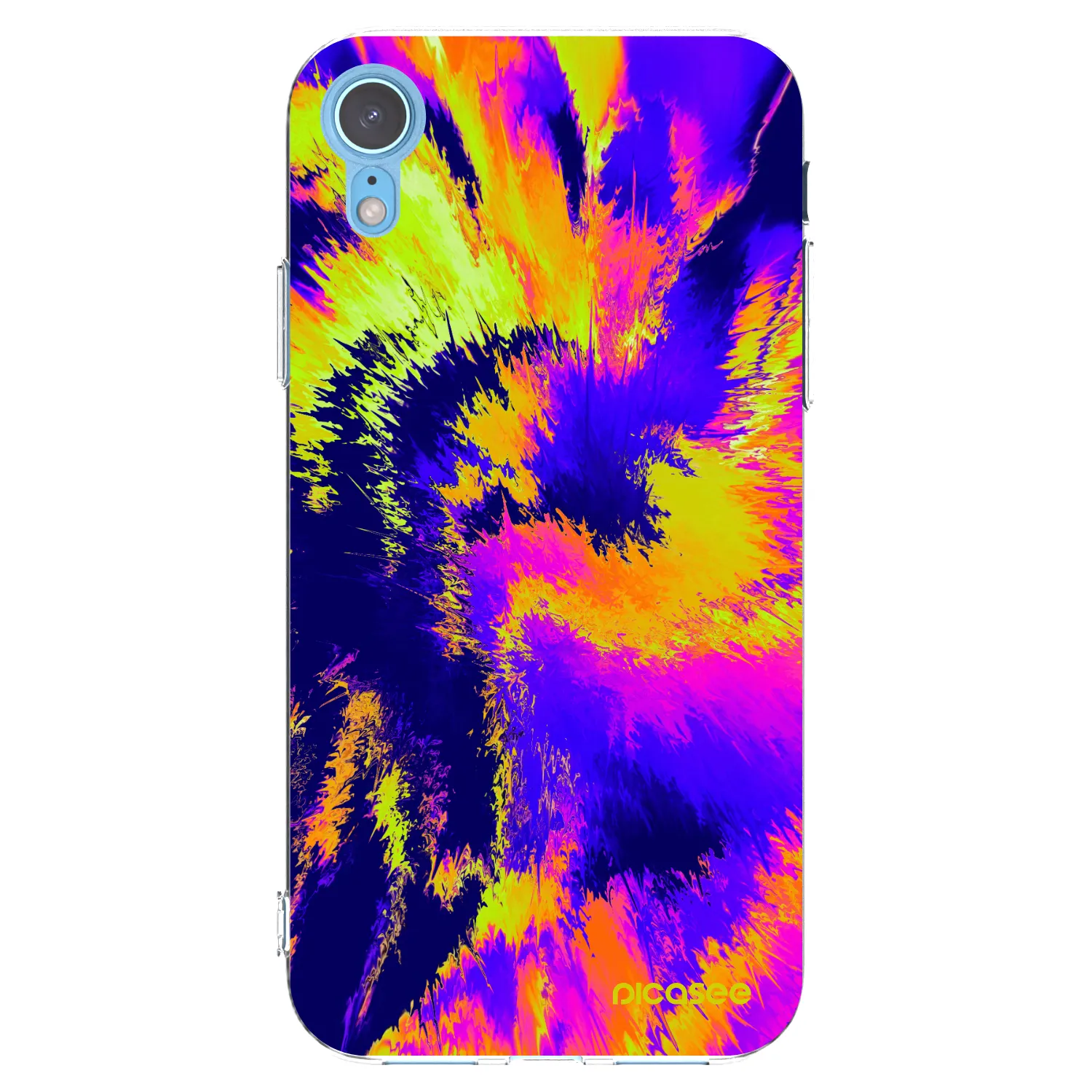 Picasee Apple iPhone XR Hülle - Transparentes Silikon - Burn
