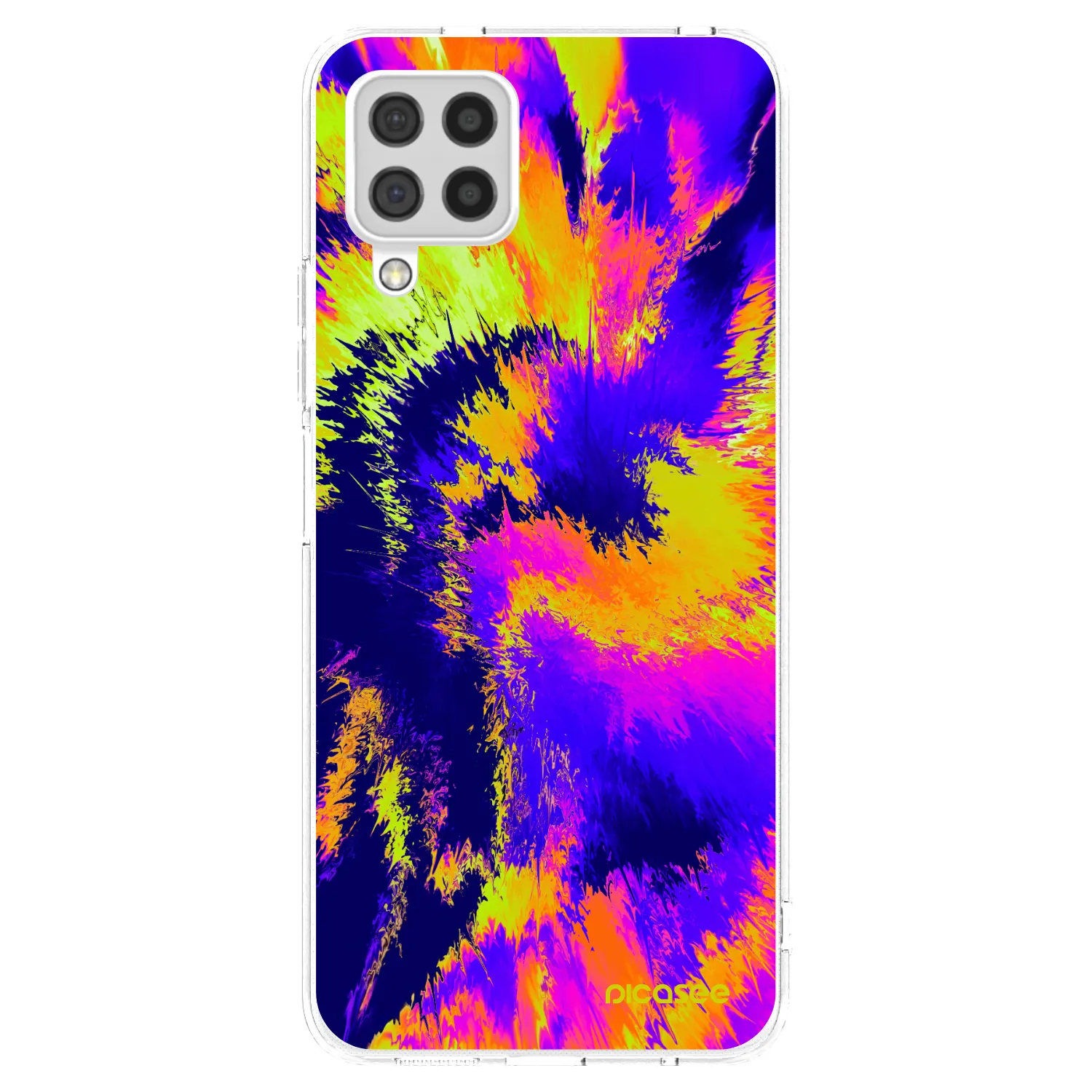 Picasee Samsung Galaxy A22 A225F 4G Hülle - Transparentes Silikon - Burn