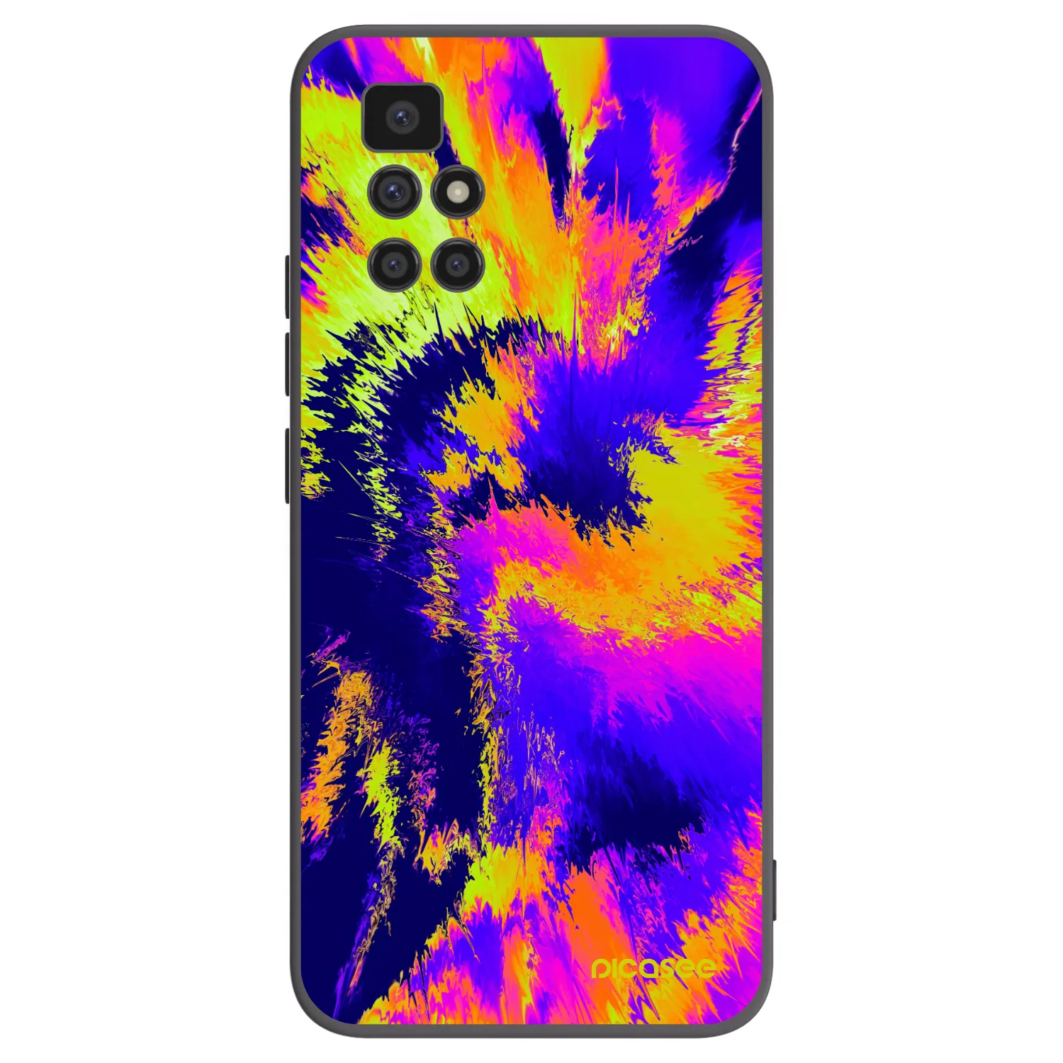 Picasee Xiaomi Redmi 10 Hülle - Schwarzes Silikon - Burn