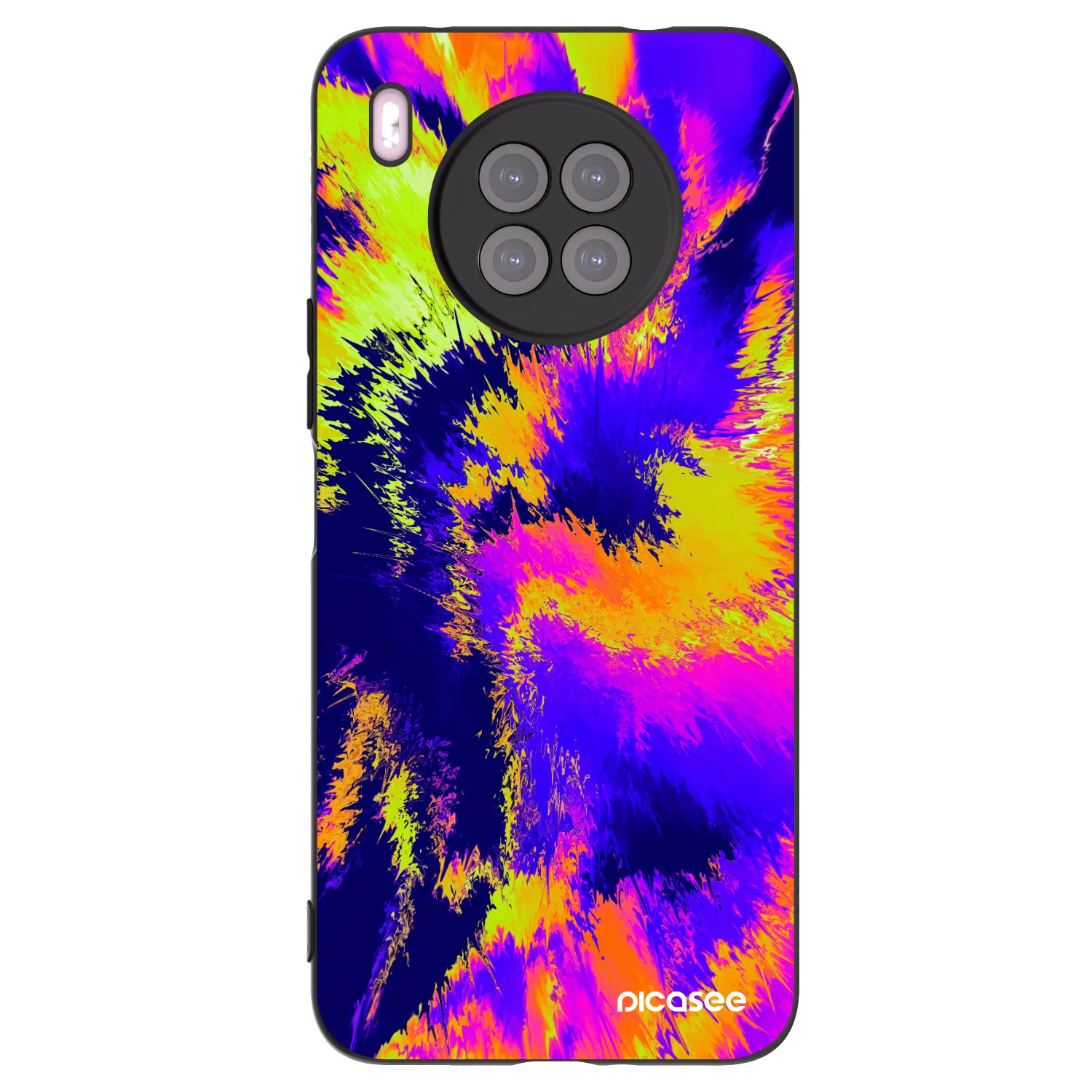 Picasee Huawei Nova 8i Hülle - Schwarzes Silikon - Burn