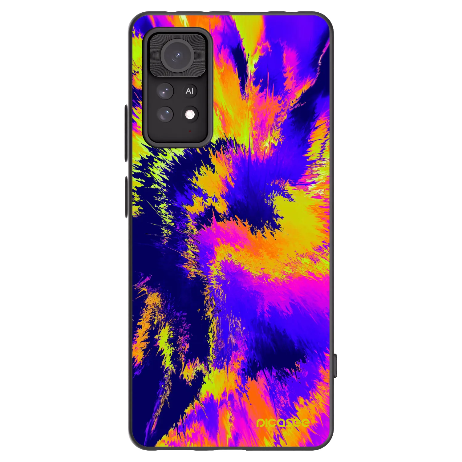 Picasee Xiaomi Redmi Note 11 Pro 5G Hülle - Schwarzes Silikon - Burn
