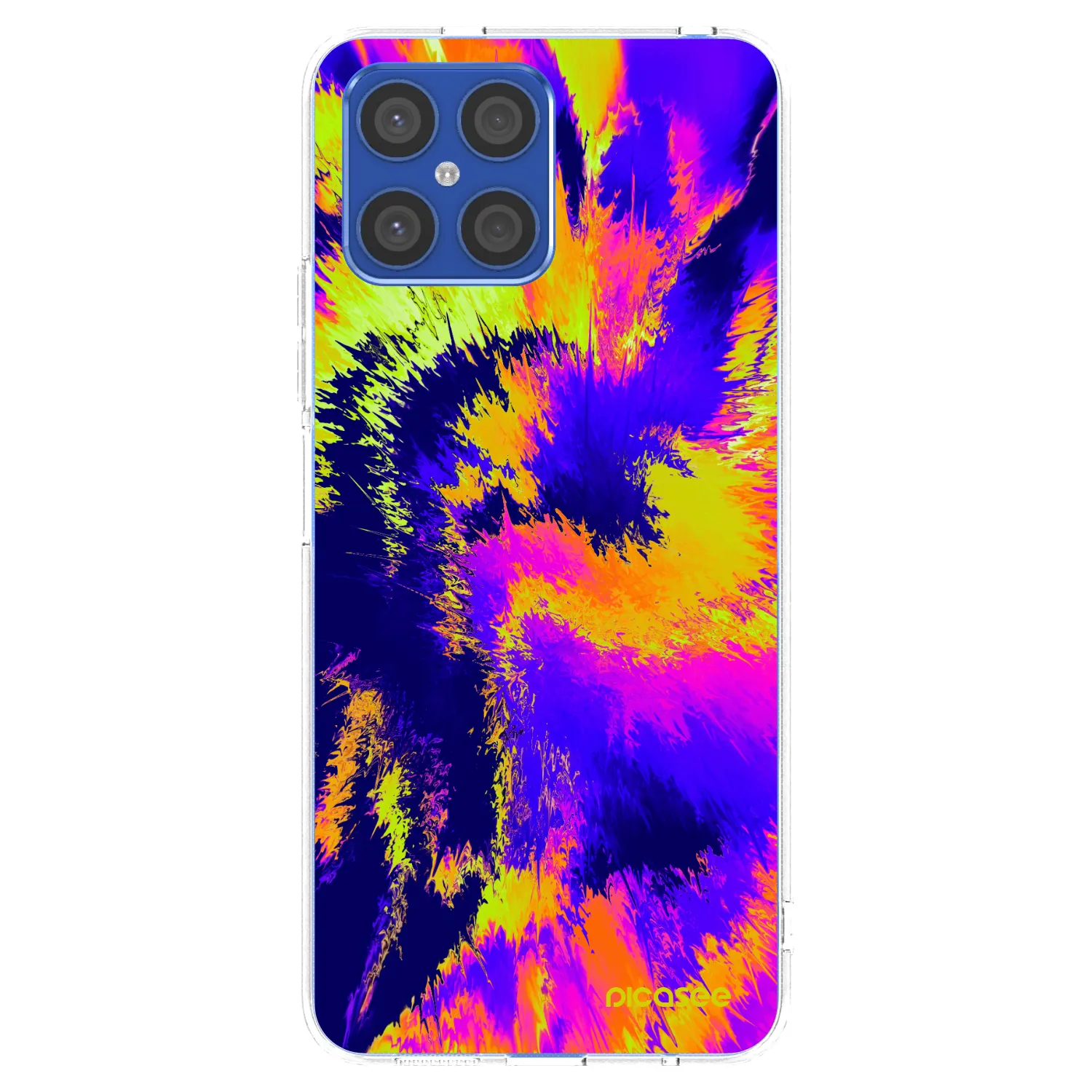 Picasee Honor X8 4G Hülle - Transparentes Silikon - Burn