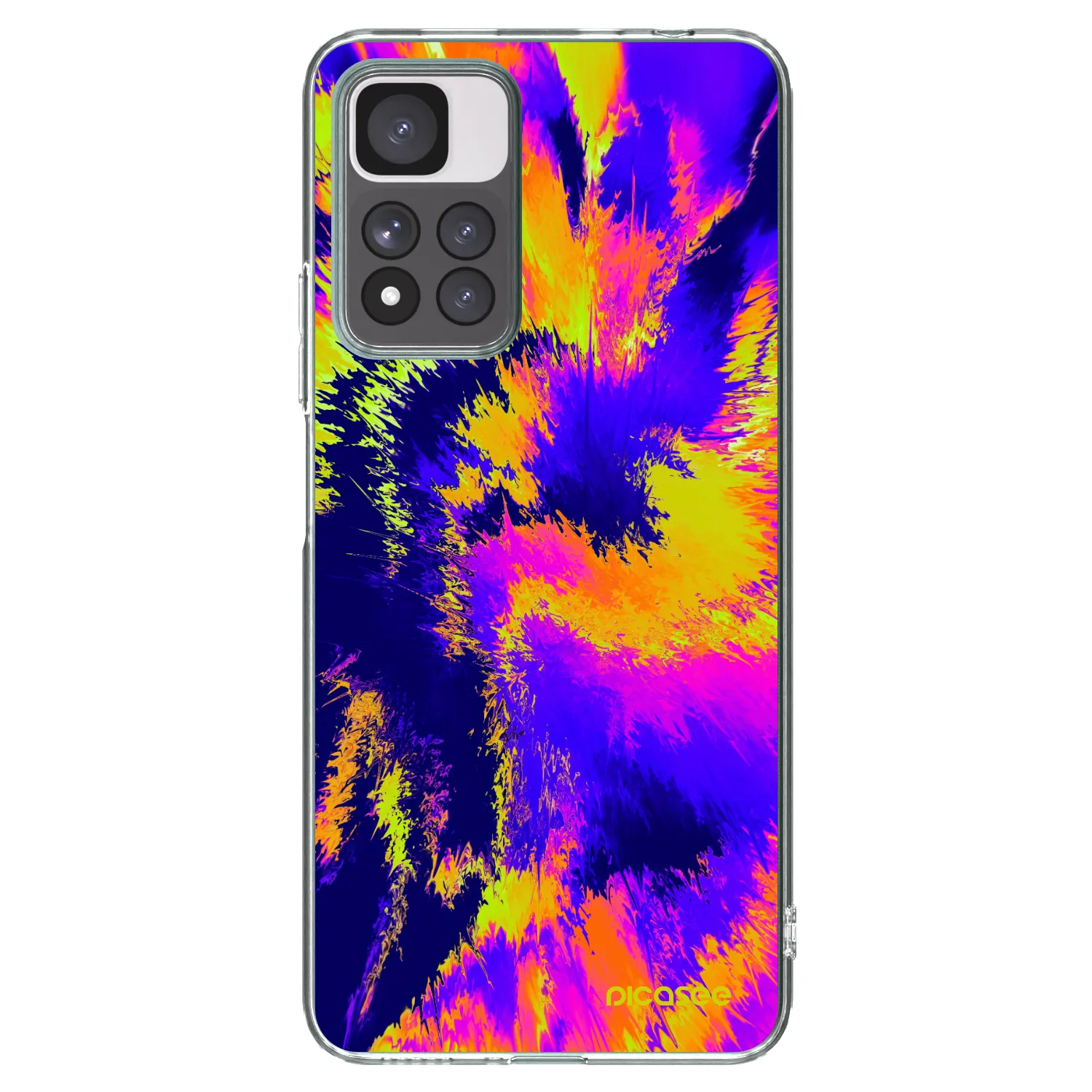 Picasee Xiaomi Redmi Note 11 Pro+ 5G Hülle - Transparentes Silikon - Burn