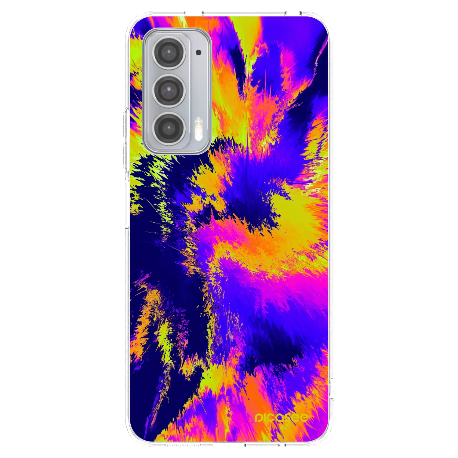 Picasee Motorola Edge 20 Hülle - Transparentes Silikon - Burn