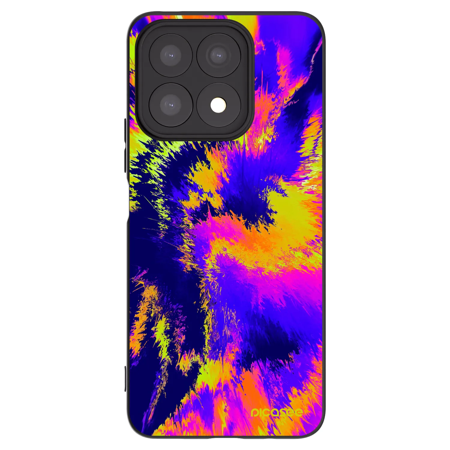 Picasee Honor X8a Hülle - Schwarzes Silikon - Burn