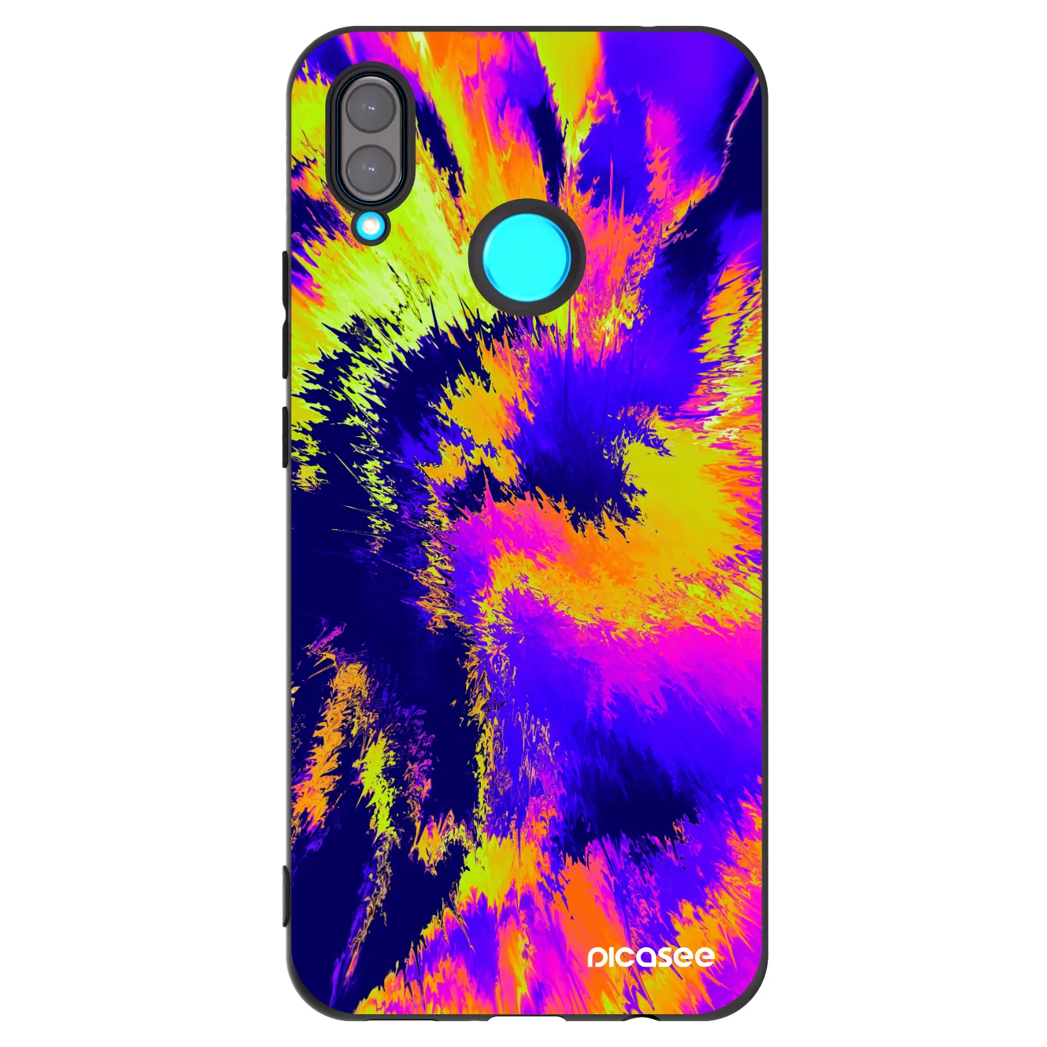 Picasee Huawei Nova 3 Hülle - Schwarzes Silikon - Burn