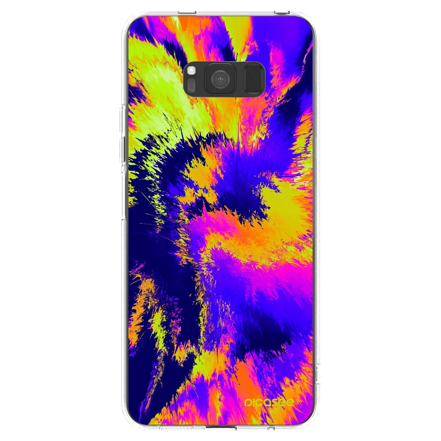 Picasee Samsung Galaxy S8 G950F Hülle - Transparentes Silikon - Burn