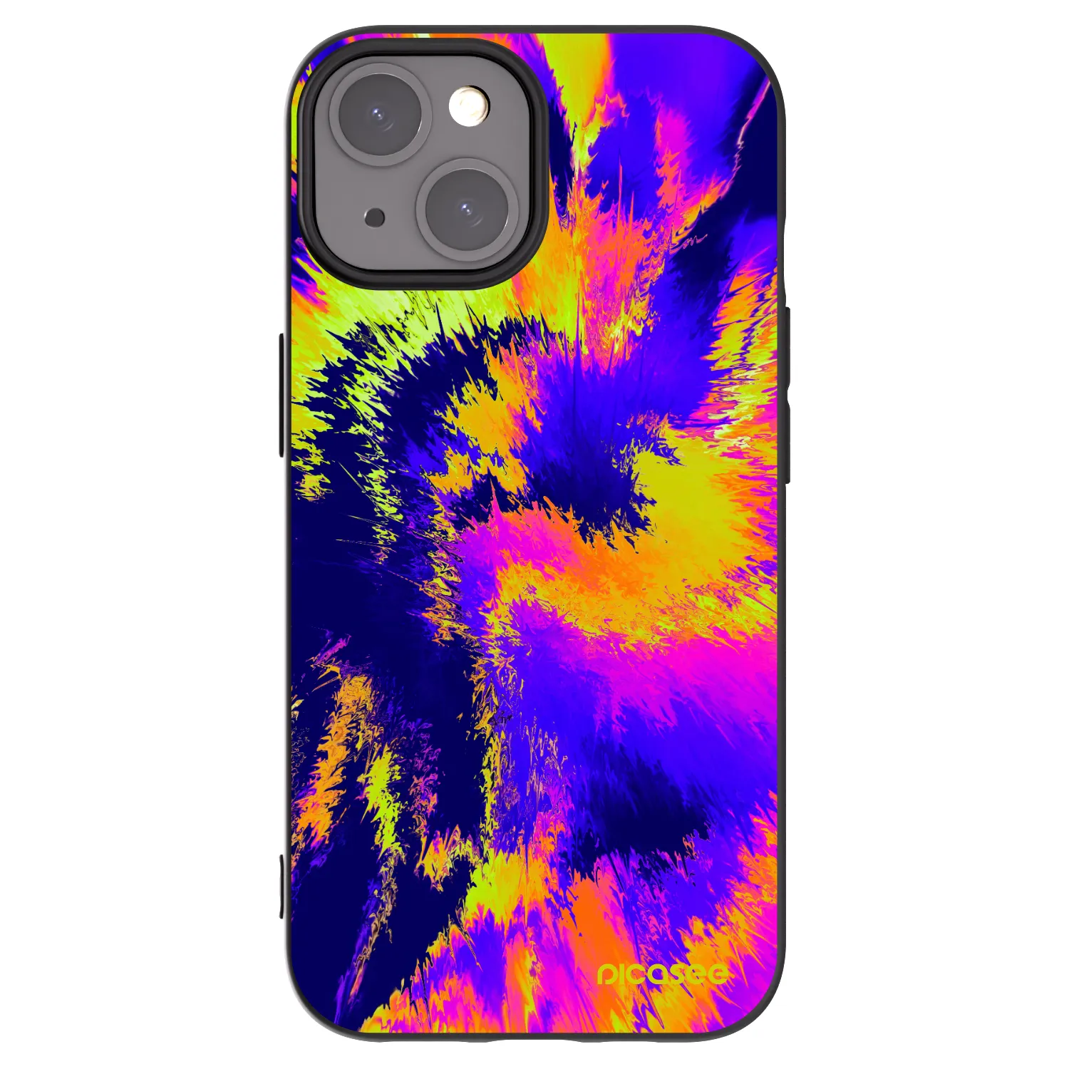 Picasee Apple iPhone 15 Hülle - Schwarzes Silikon - Burn