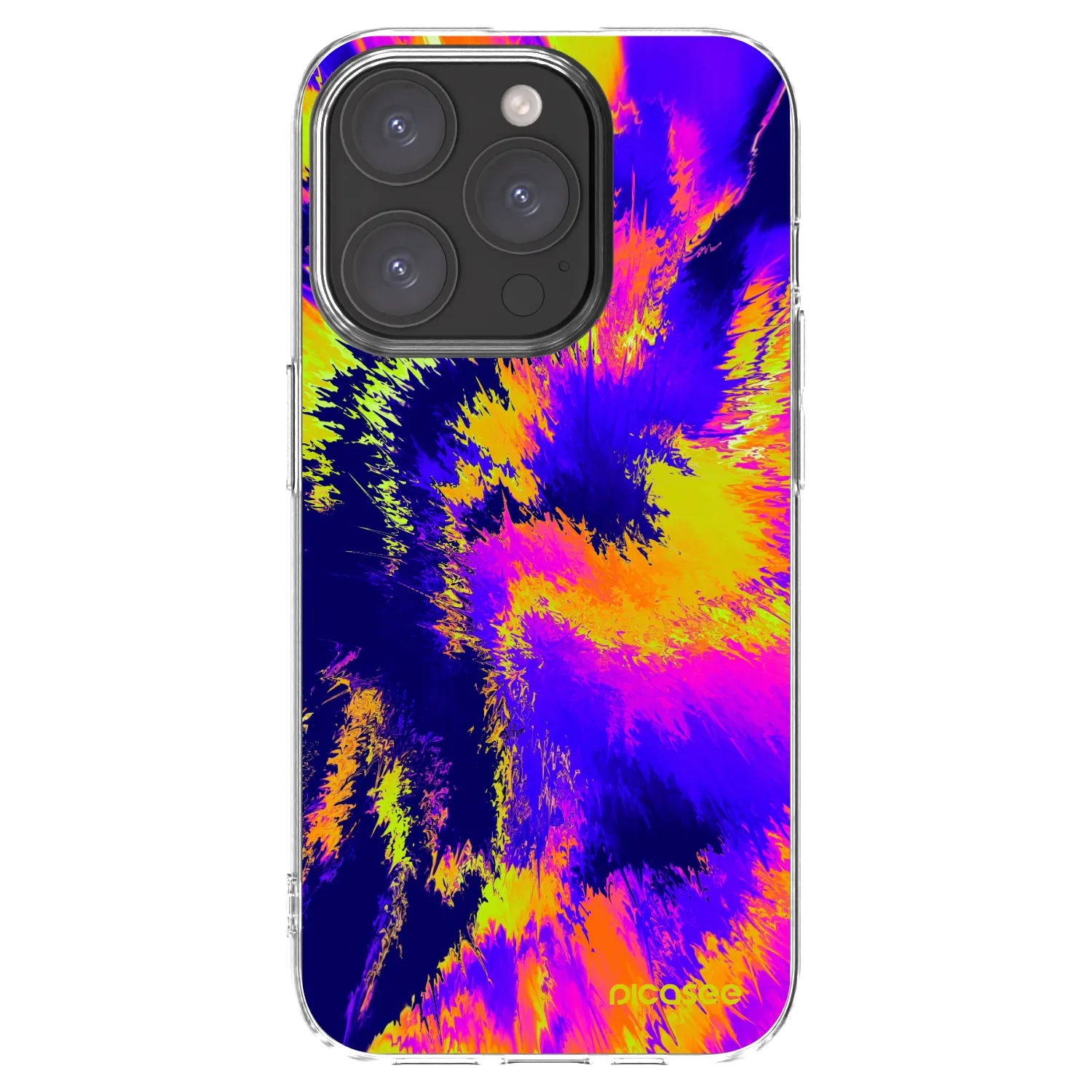 Picasee Apple iPhone 15 Pro Hülle - Transparentes Silikon - Burn