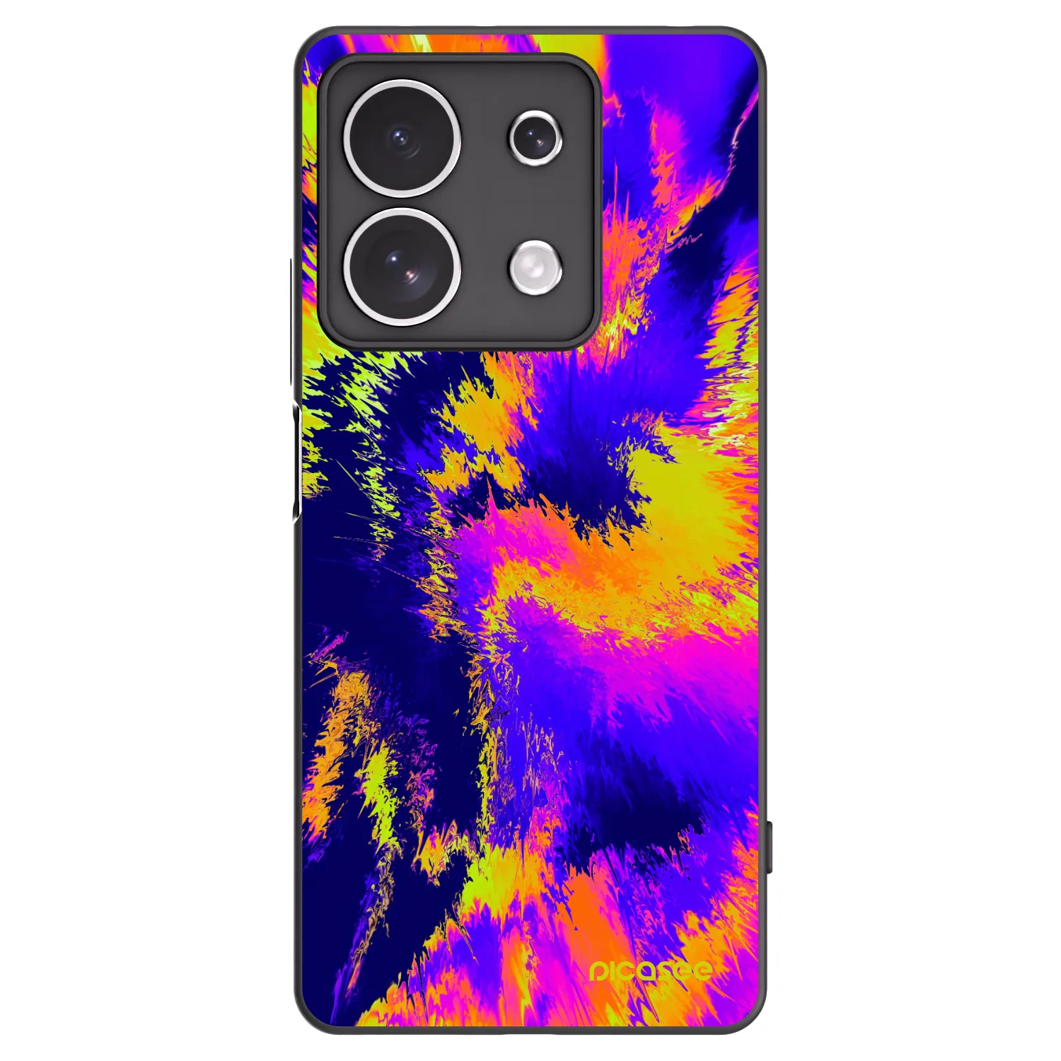 Picasee Xiaomi Redmi Note 13 4G Hülle - Schwarzes Silikon - Burn