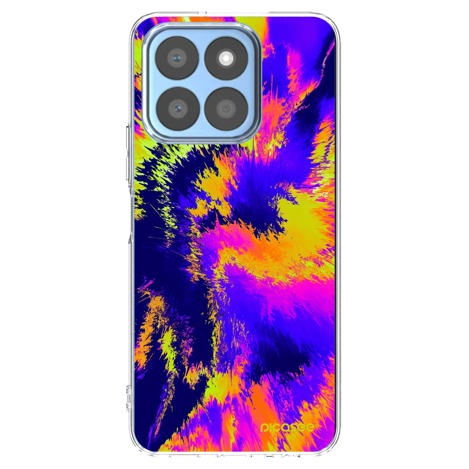 Picasee Honor X8b Hülle - Transparentes Silikon - Burn