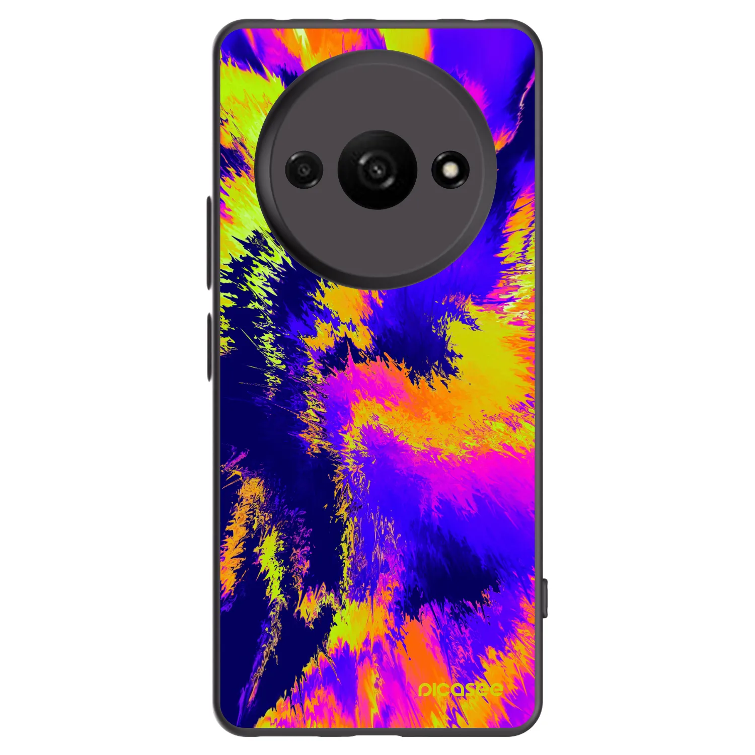 Picasee Xiaomi Redmi A3 Hülle - Schwarzes Silikon - Burn