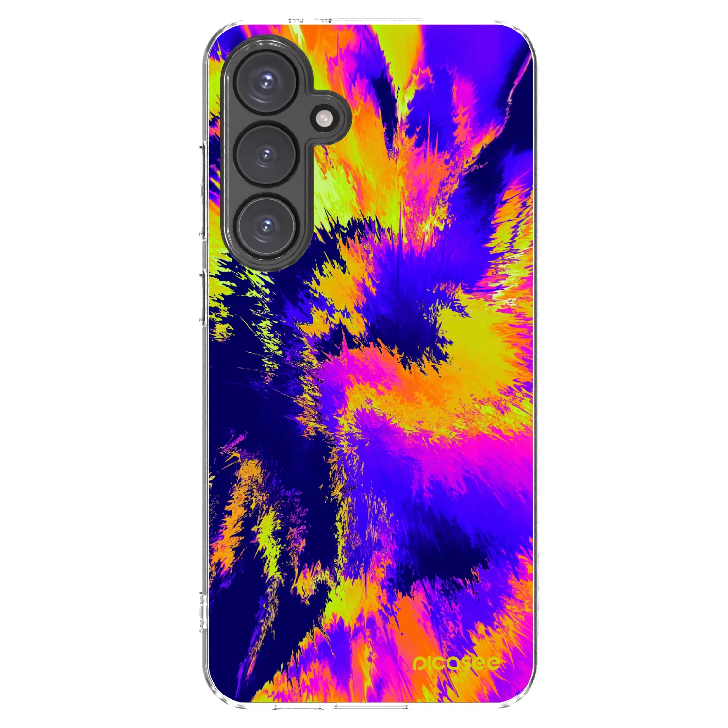 Picasee Samsung Galaxy S24 FE S721B Hülle - Transparentes Silikon - Burn