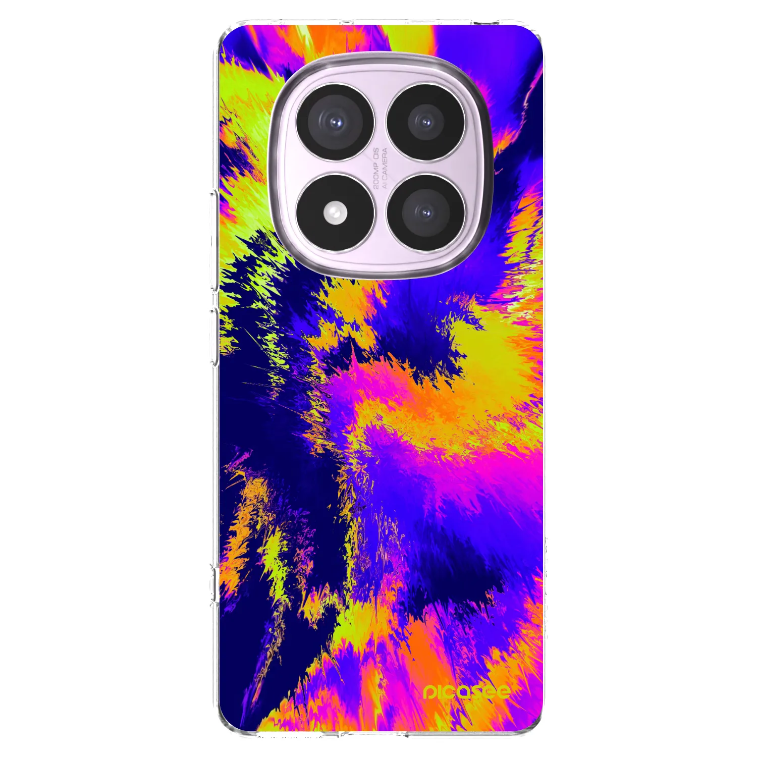 Picasee Xiaomi Redmi Note 14 Pro 5G Hülle - Transparentes Silikon - Burn