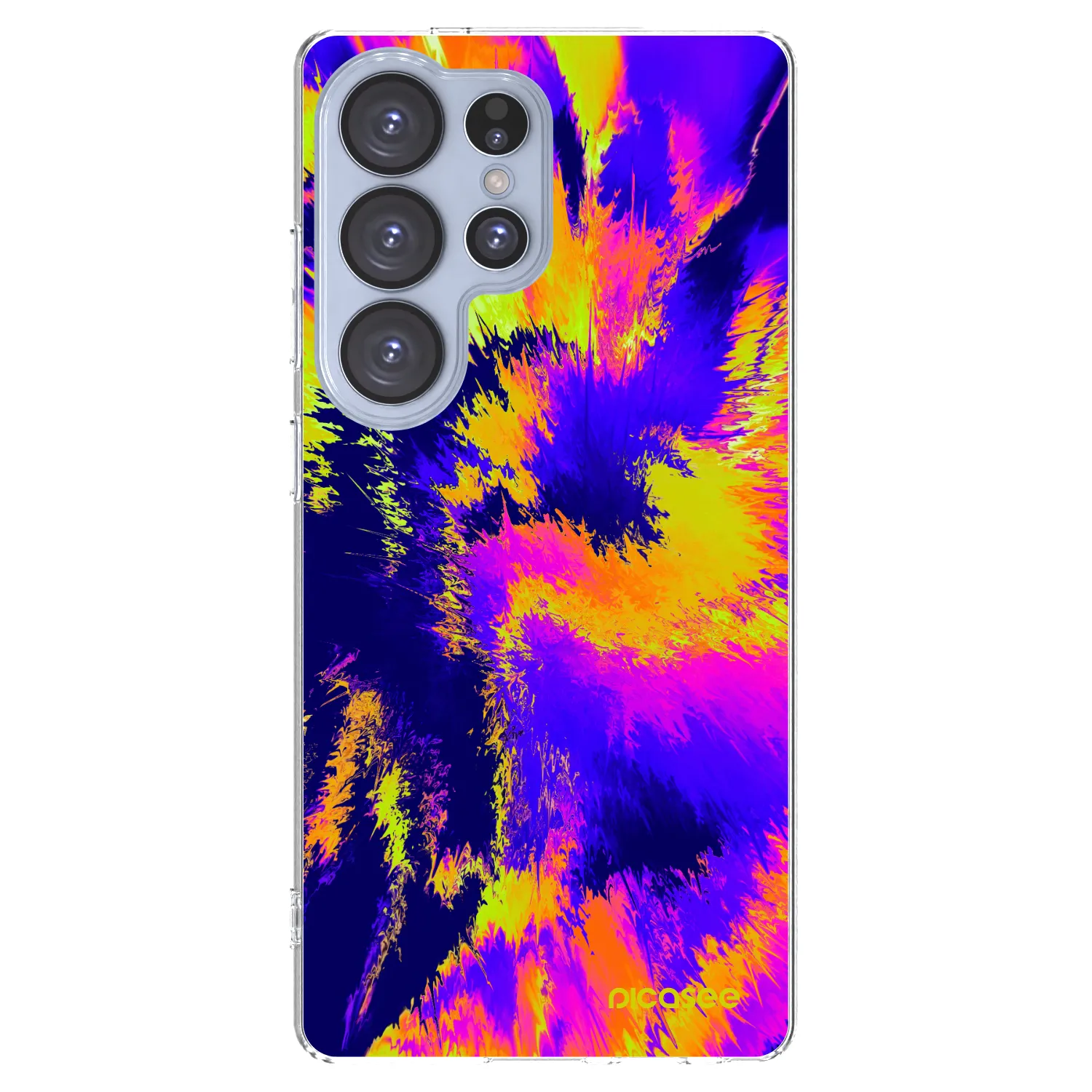 Picasee Samsung Galaxy S25 Ultra 5G Hülle - Transparentes Silikon - Burn