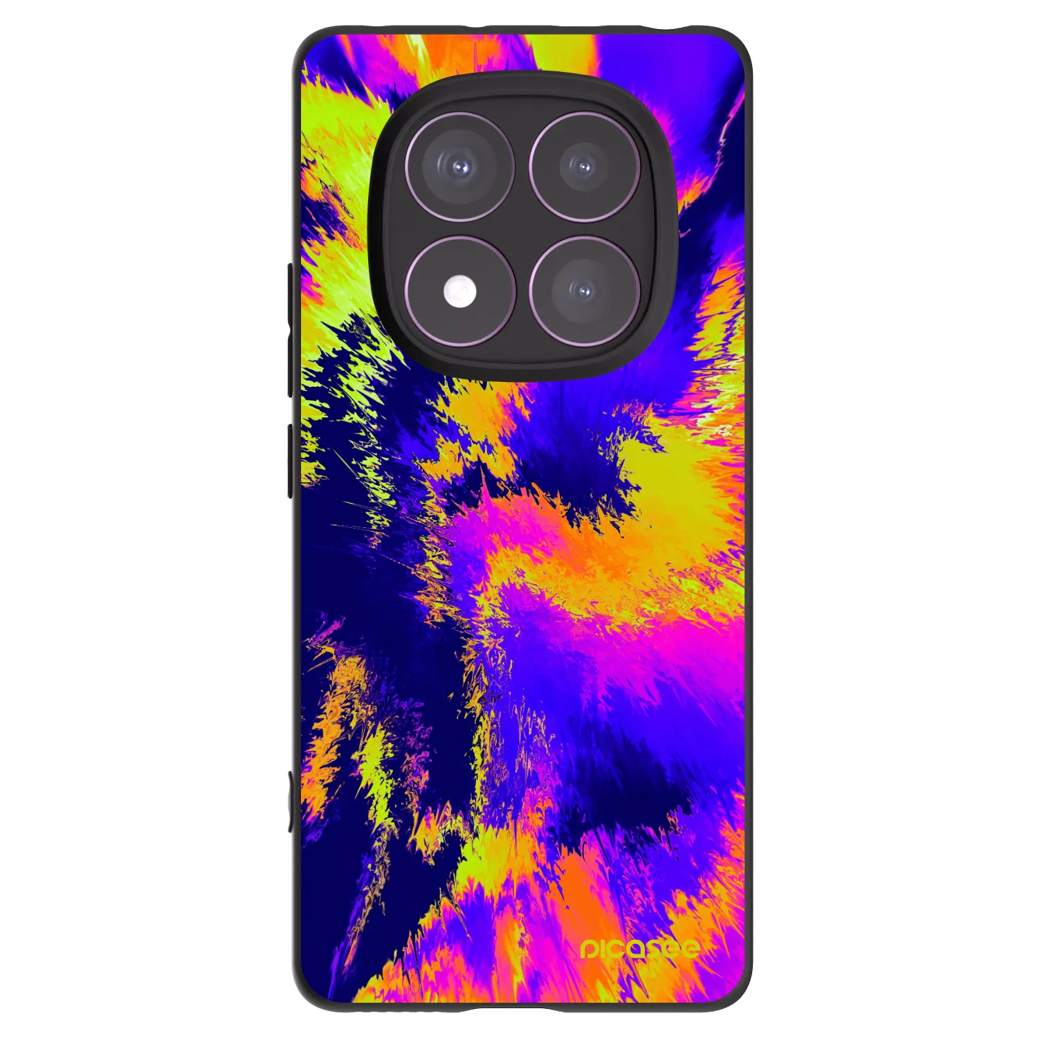Picasee Xiaomi Redmi Note 14 Pro 4G Hülle - Schwarzes Silikon - Burn