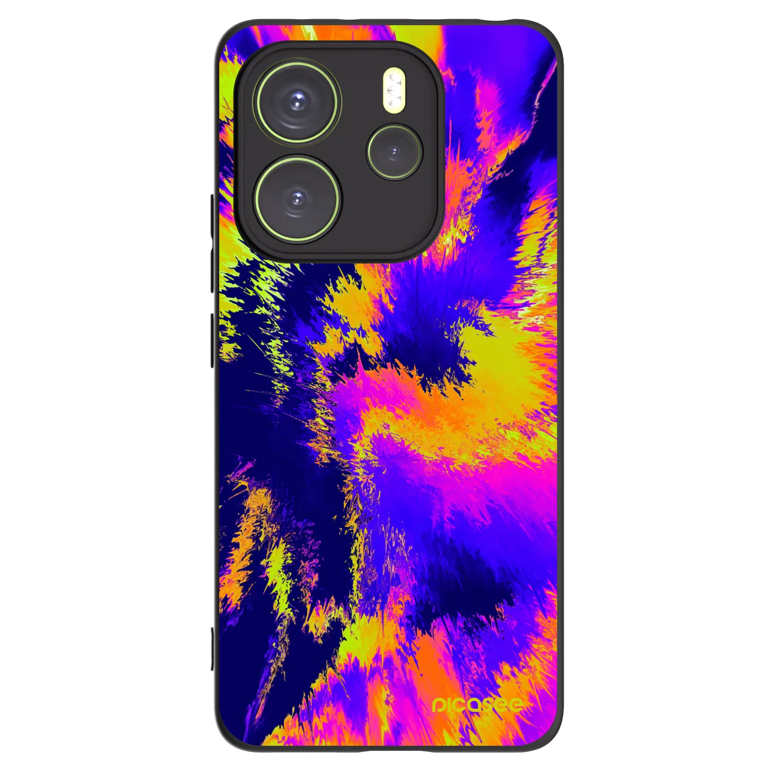 Picasee Xiaomi Redmi Note 14 4G Hülle - Schwarzes Silikon - Burn