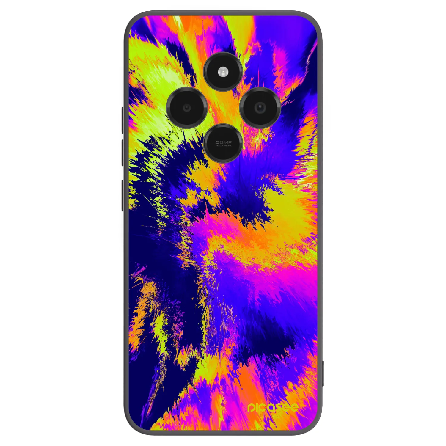 Picasee Xiaomi Poco C75 Hülle - Schwarzes Silikon - Burn