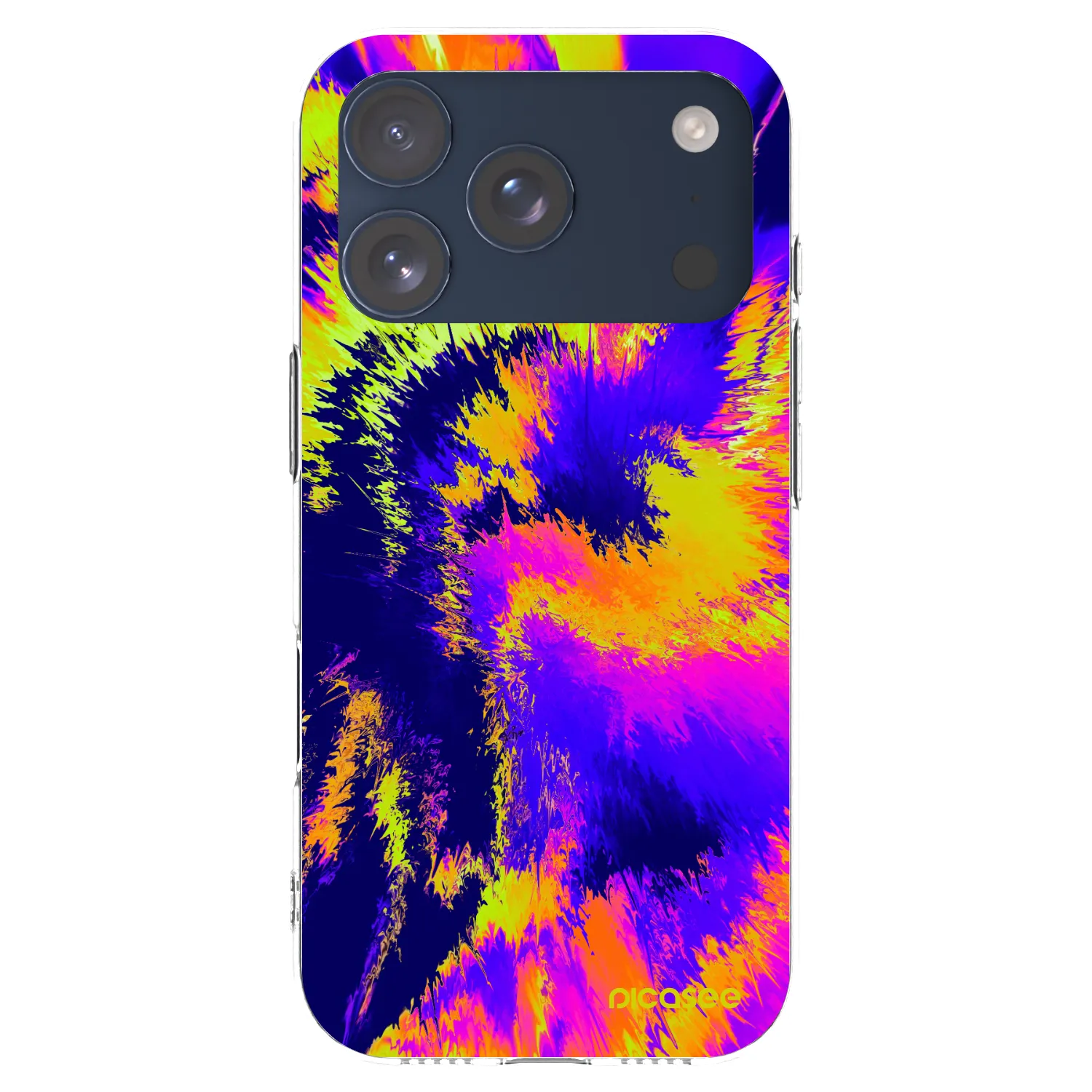 Picasee Apple iPhone 17 Pro Hülle - Transparentes Silikon - Burn