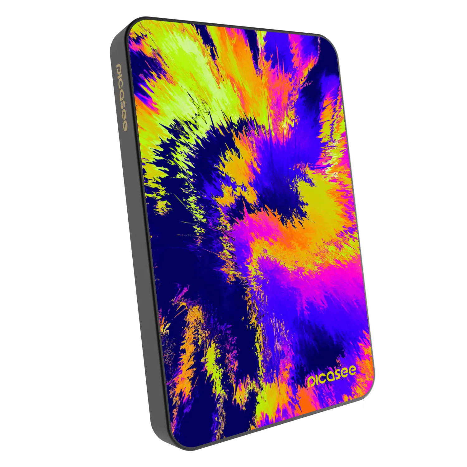 Picasee Powerbank mit MagSafe 5 000 mAh Grau - Burn
