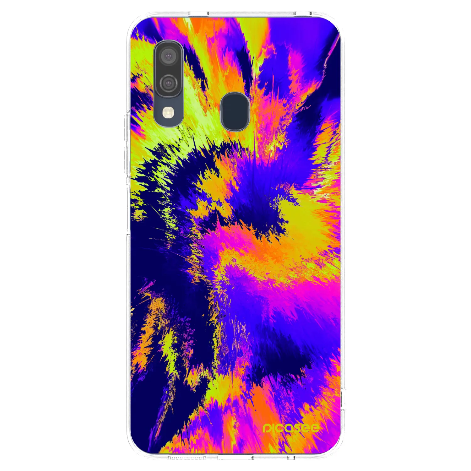 Picasee Samsung Galaxy A40 A405F Hülle - Transparentes Silikon - Burn