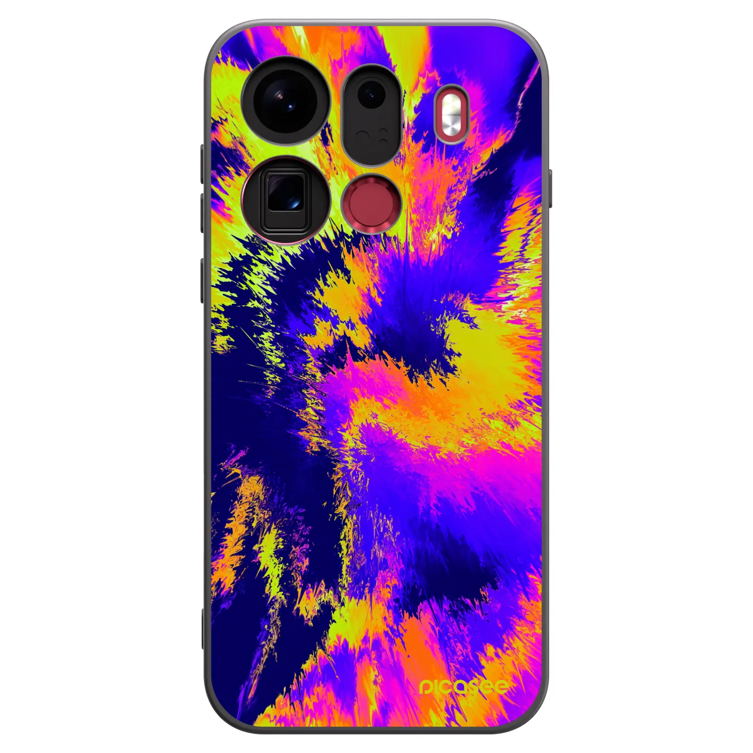 Picasee OPPO Find X9 Pro Hülle - Schwarzes Silikon - Burn
