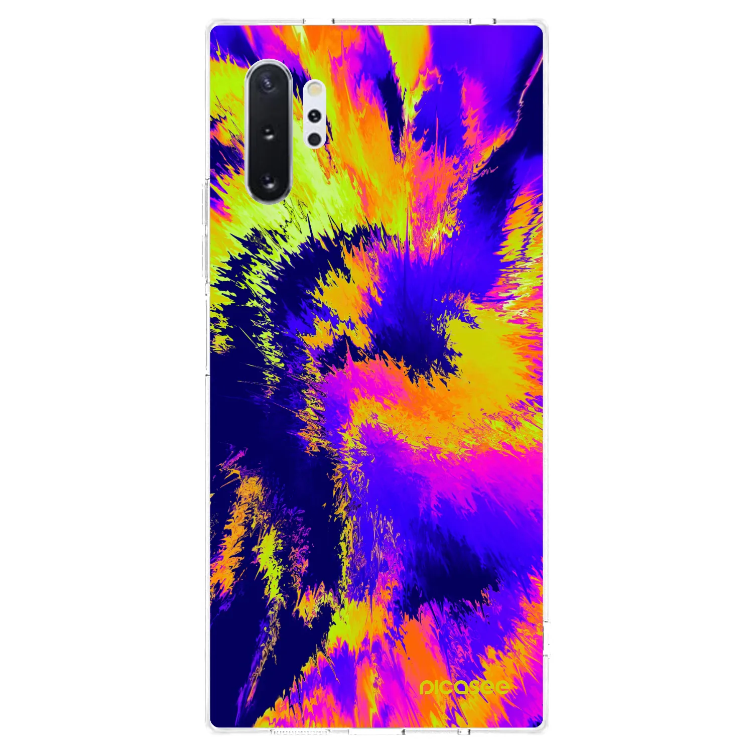 Picasee Samsung Galaxy Note 10+ N975F Hülle - Transparentes Silikon - Burn