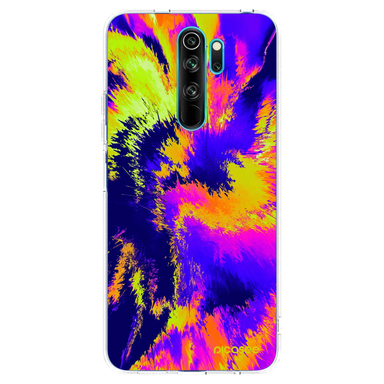 Picasee Xiaomi Redmi Note 8 Pro Hülle - Transparentes Silikon - Burn